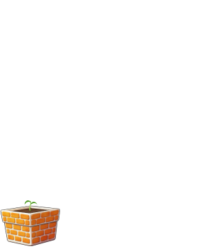DORAKENオレンジの植木鉢（LV1）
